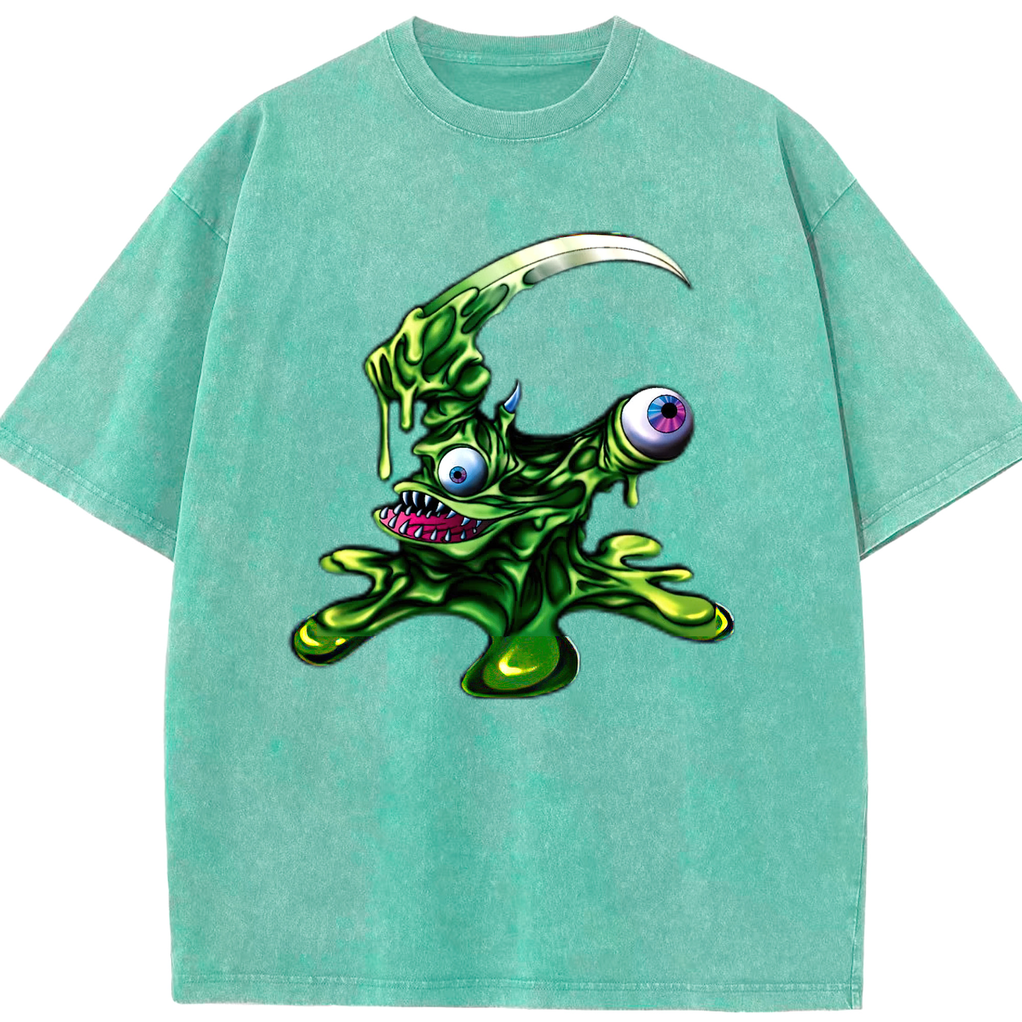 （画像用） 遊☆戯☆王 Yu-Gi-Oh! 綿100% ヴィンテージ風 半袖Tシャツ（フロントプリント）